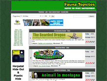 Tablet Screenshot of faunatopsites.com